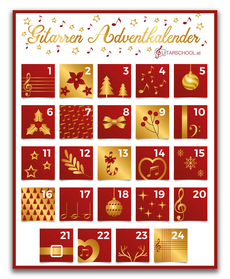 Adventkalender Gitarre