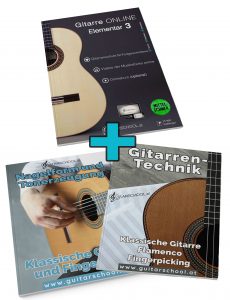 Gitarre ONLINE Elementar 3 + Nagelform Gitarrentechnik Nagelform Gitarrentechnik Buch