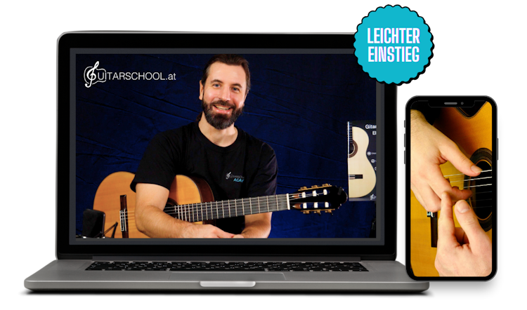 Erste Gitarrenstunde Akustikgitarren